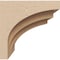Ekena Millwork 7"W x 7"D x 7"H Wide Rockford Rough Cedar Woodgrain TimberThane Corbel, Primed Tan CORUR07X07X07ROCRCPR - alternate 3
